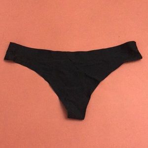 Black silky panty